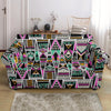 Native American Aztec Tribal Navajo Indians Print Loveseat Cover-grizzshop