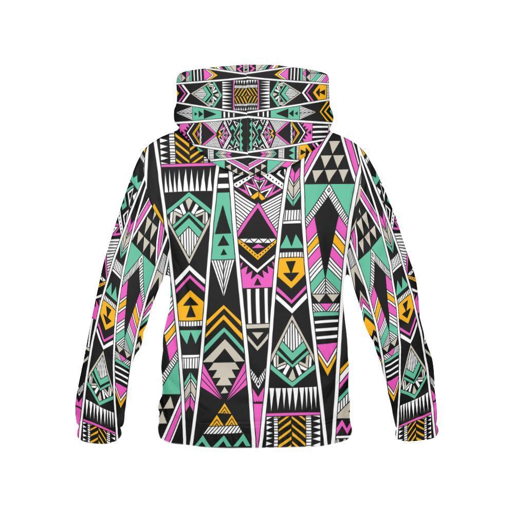 Native American Aztec Tribal Navajo Indians Print Men Pullover Hoodie-grizzshop