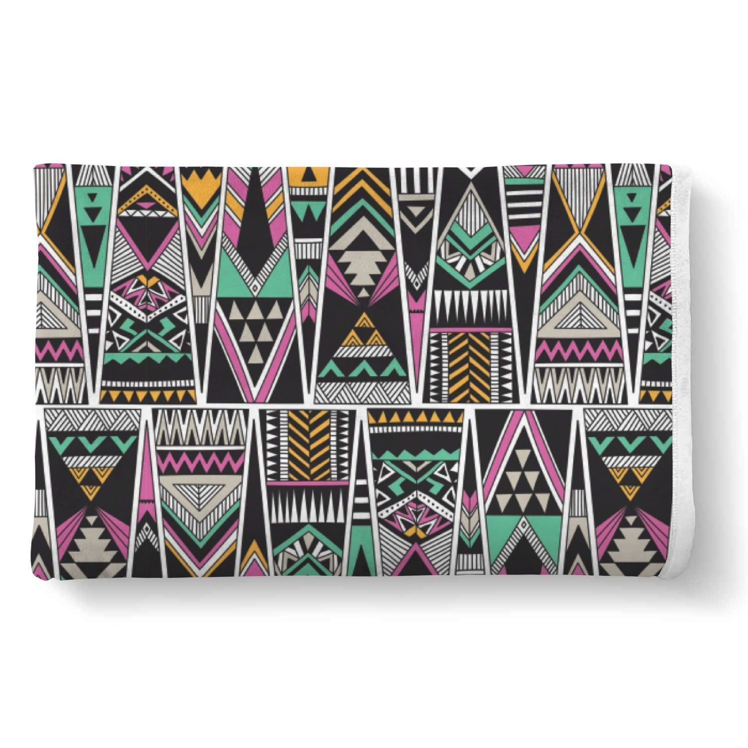 Native American Aztec Tribal Navajo Indians Print Throw Blanket-grizzshop