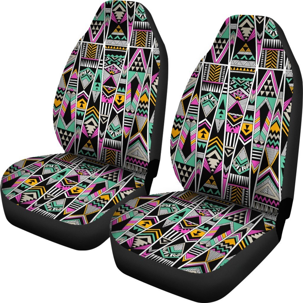 Native American Aztec Tribal Navajo Indians Print Universal Fit Car Seat Cover-grizzshop