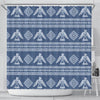 Native American Eagle Pattern Print Bathroom Shower Curtain-grizzshop