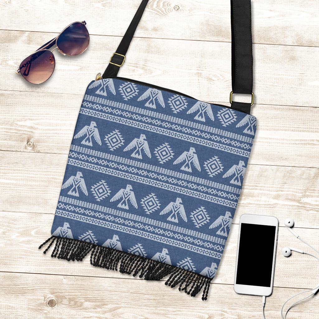 Native American Eagle Pattern Print Crossbody bags-grizzshop