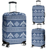 Native American Eagle Pattern Print Luggage Cover Protector-grizzshop