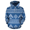 Native American Eagle Pattern Print Men Women Pullover Hoodie-grizzshop