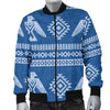 Native American Eagle Pattern Print Men's Bomber Jacket-grizzshop