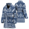 Native American Eagle Pattern Print Women Long Robe-grizzshop