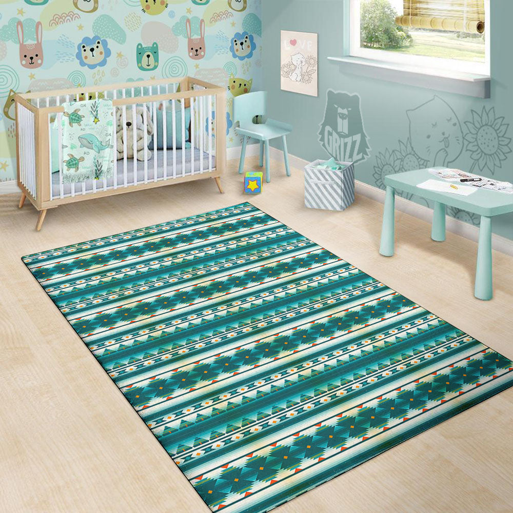 Native American Ethnic Print Pattern Floor Mat-grizzshop