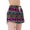 Native American Indians Aztec Pendleton Tribal Navajo Print Women's Shorts-grizzshop