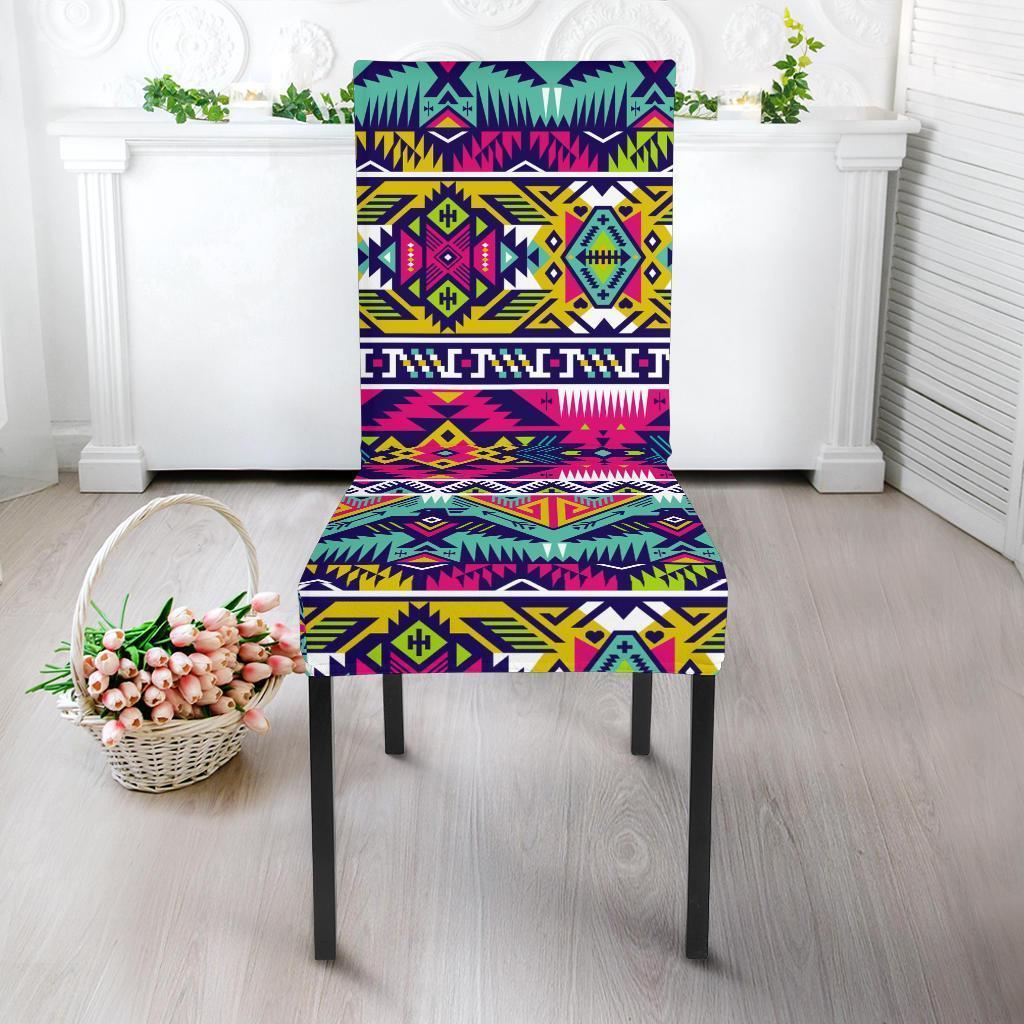 Native American Indians Aztec Tribal Navajo Print Chair Cover-grizzshop