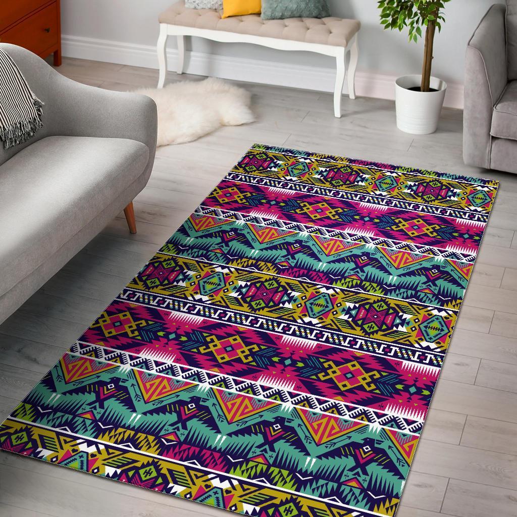 Native American Indians Aztec Tribal Navajo Print Floor Mat-grizzshop