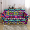 Native American Indians Aztec Tribal Navajo Print Loveseat Cover-grizzshop