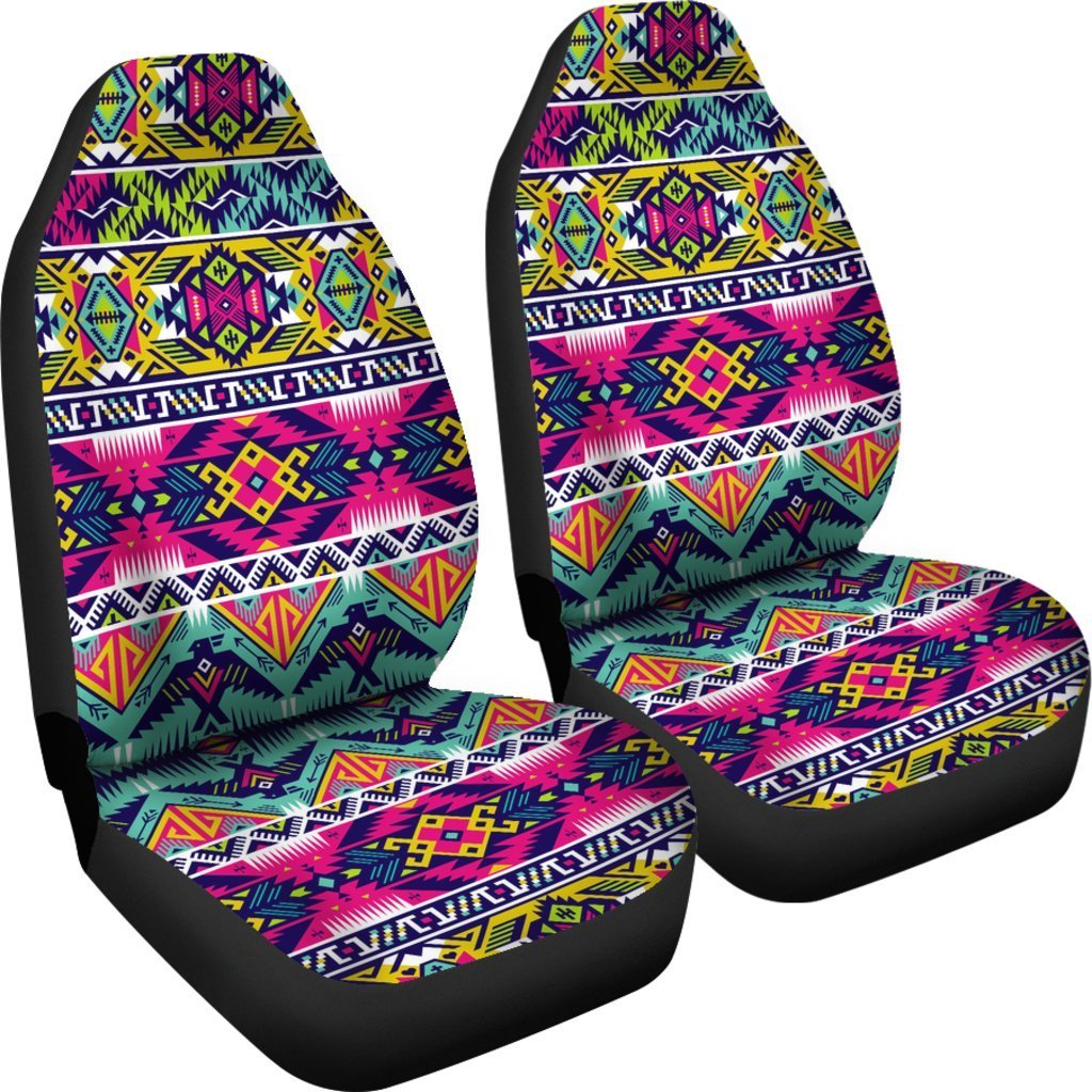 Native American Indians Aztec Tribal Navajo Print Universal Fit Car Seat Cover-grizzshop