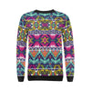 Native American Indians Aztec Tribal Navajo Print Women Crewneck Sweatshirt-grizzshop