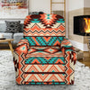 Native American Navajo Indians Aztec Pendleton Tribal Print Recliner Cover-grizzshop