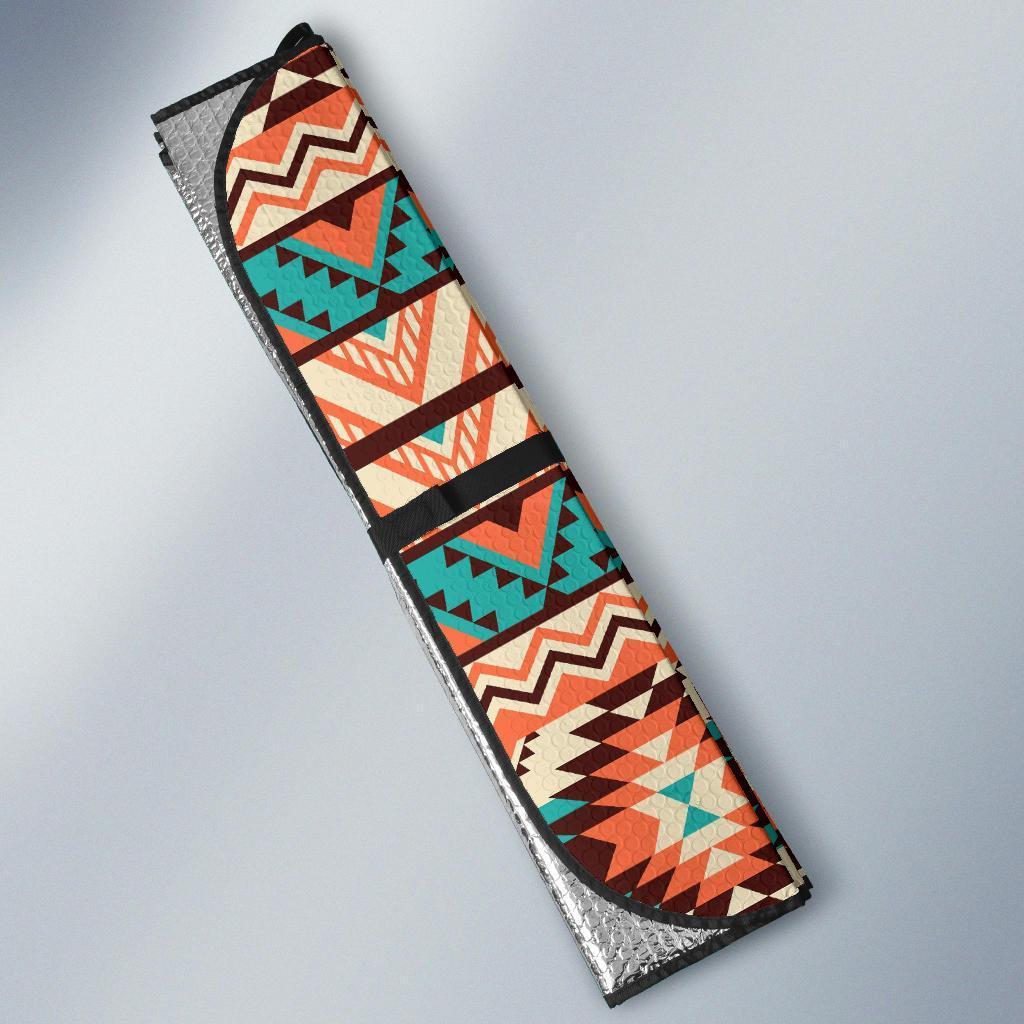 Native American Navajo Indians Aztec Tribal Print Car Sun Shade-grizzshop