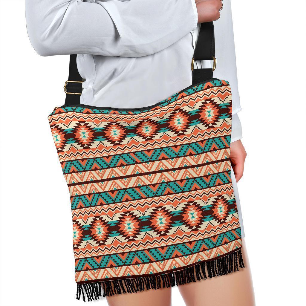 Native American Navajo Indians Aztec Tribal Print Crossbody Bags-grizzshop