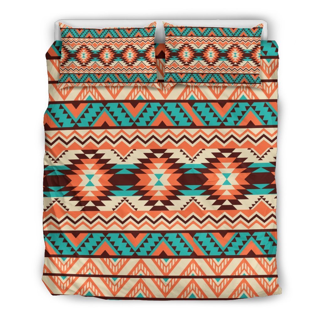 Native American Navajo Indians Aztec Tribal Print Duvet Cover Bedding Set-grizzshop