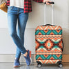 Native American Navajo Indians Aztec Tribal Print Elastic Luggage Cover-grizzshop