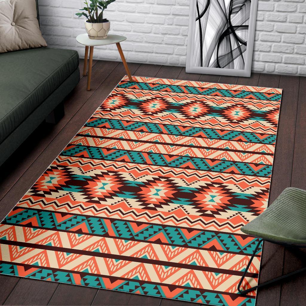 Native American Navajo Indians Aztec Tribal Print Floor Mat-grizzshop