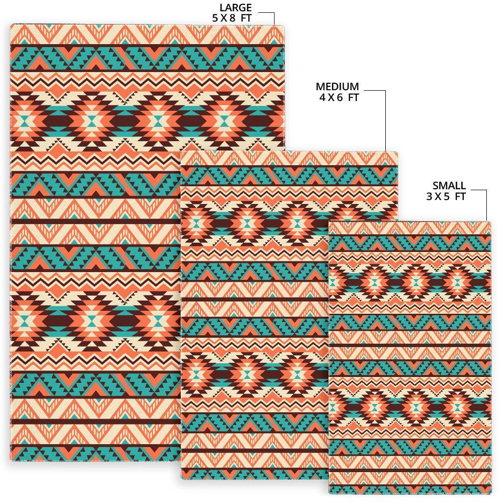 Native American Navajo Indians Aztec Tribal Print Floor Mat-grizzshop