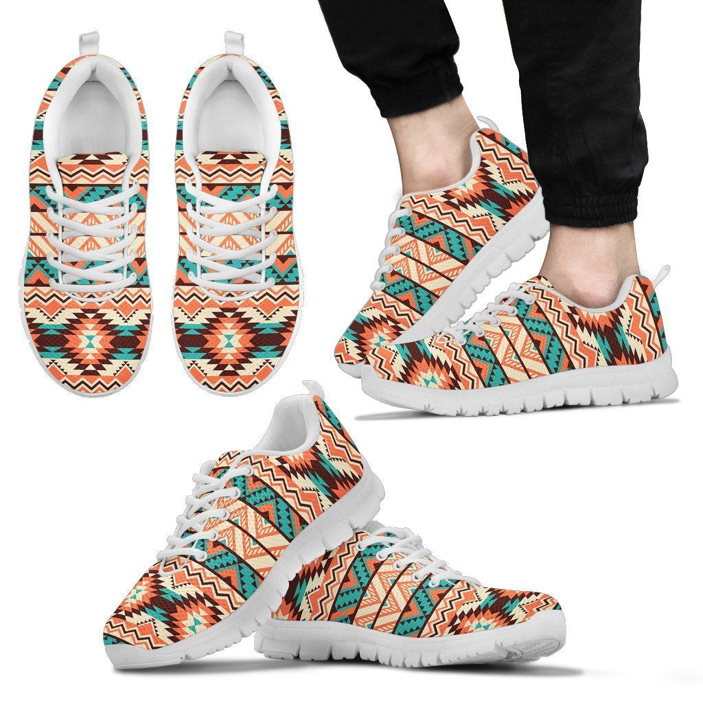 Native American Navajo Indians Aztec Tribal Print Men Shoes Sneakers-grizzshop