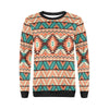 Native American Navajo Indians Aztec Tribal Print Women Crewneck Sweatshirt-grizzshop