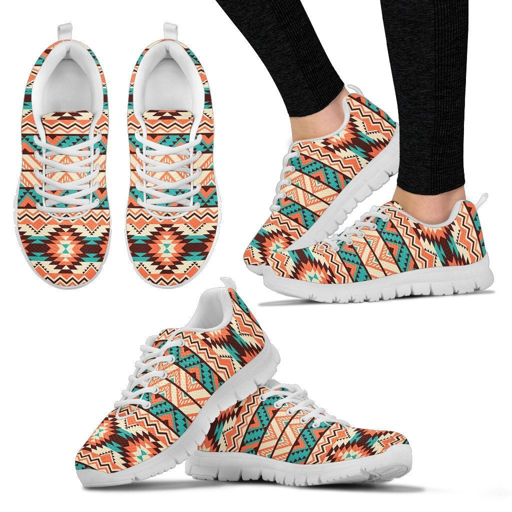 Native American Navajo Indians Aztec Tribal Print Women Shoes Sneakers-grizzshop