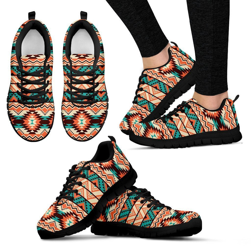 Native American Navajo Indians Aztec Tribal Print Women Shoes Sneakers-grizzshop