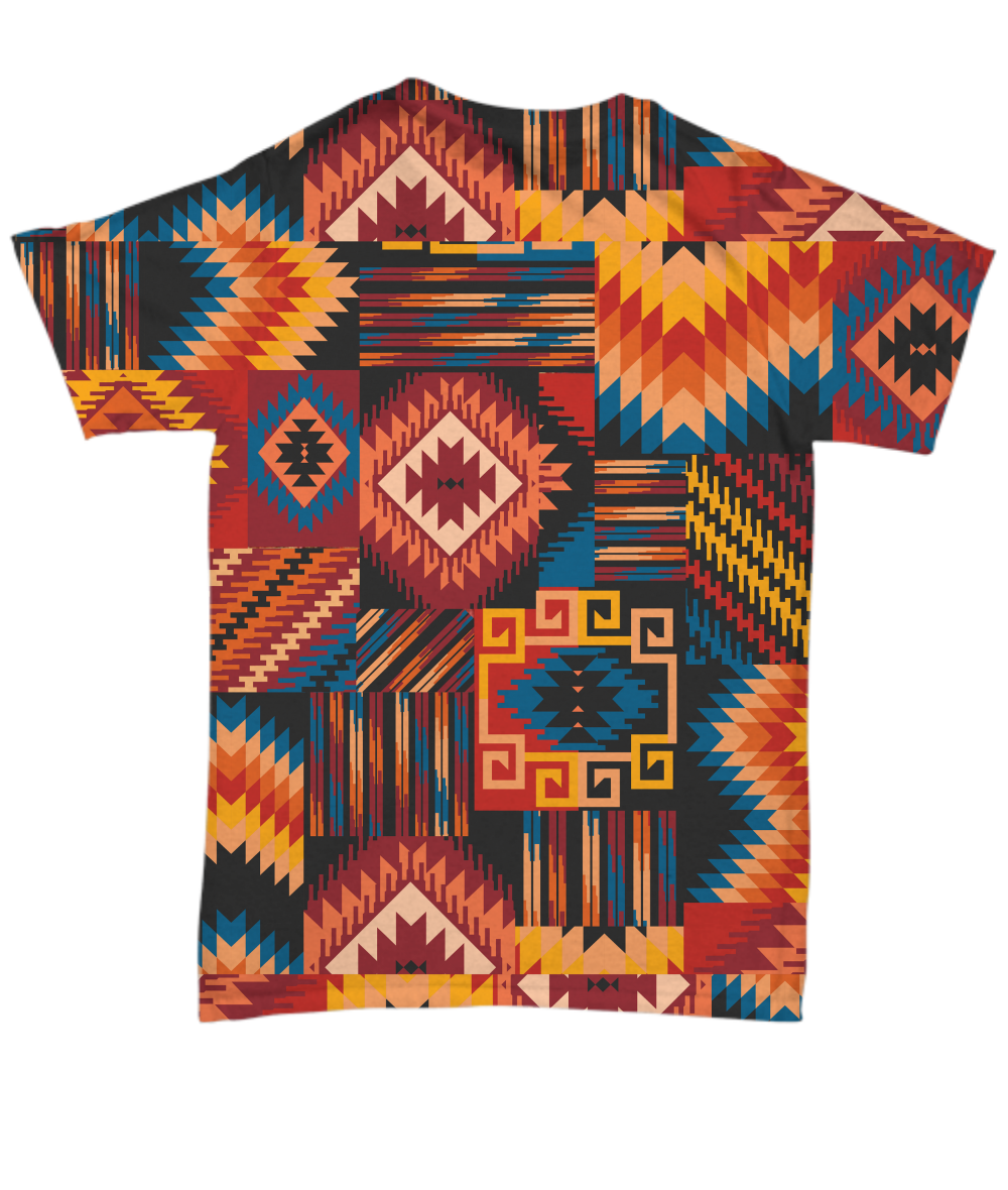 Native American Pattern T-Shirt-grizzshop