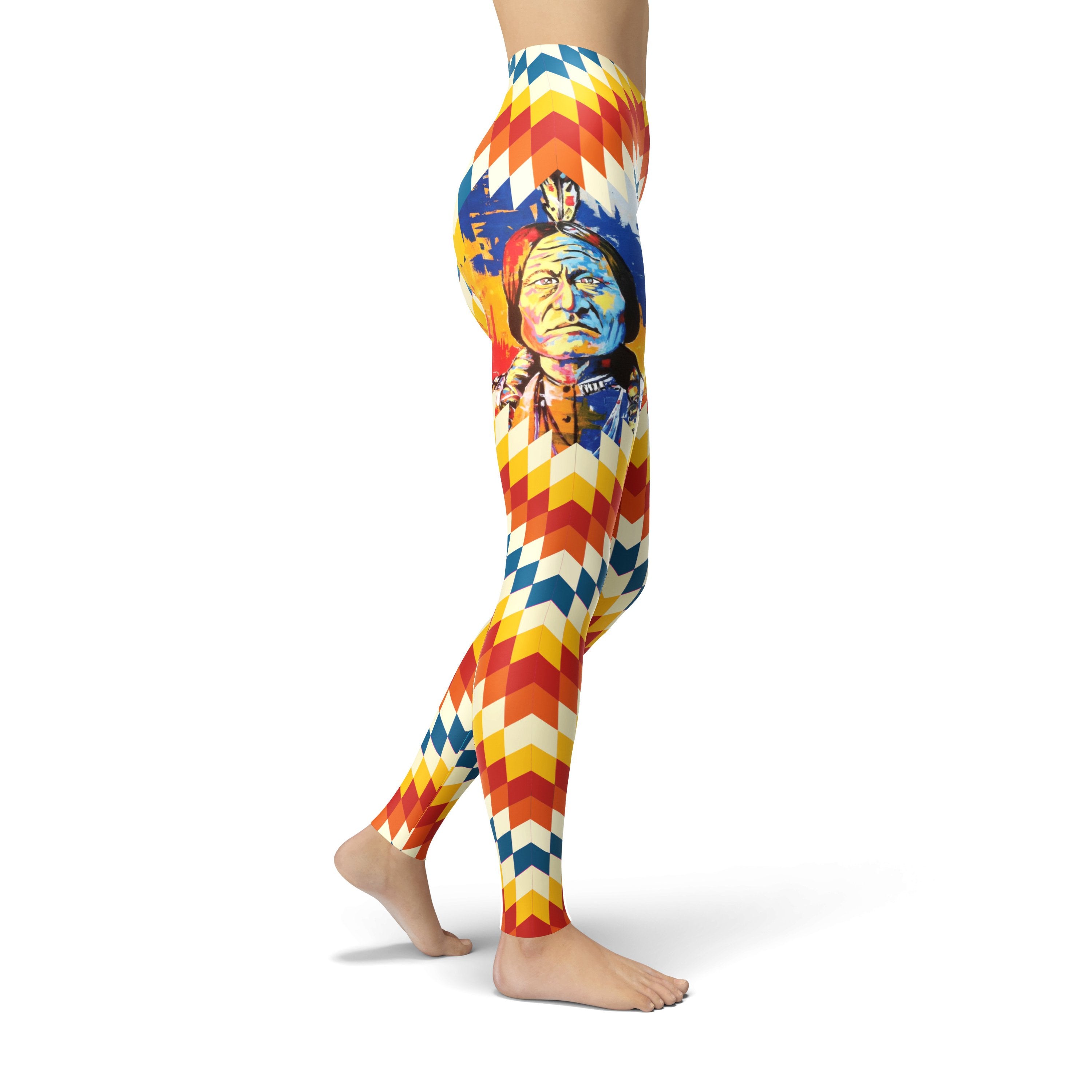 Native American Pattern Women's Leggings-grizzshop