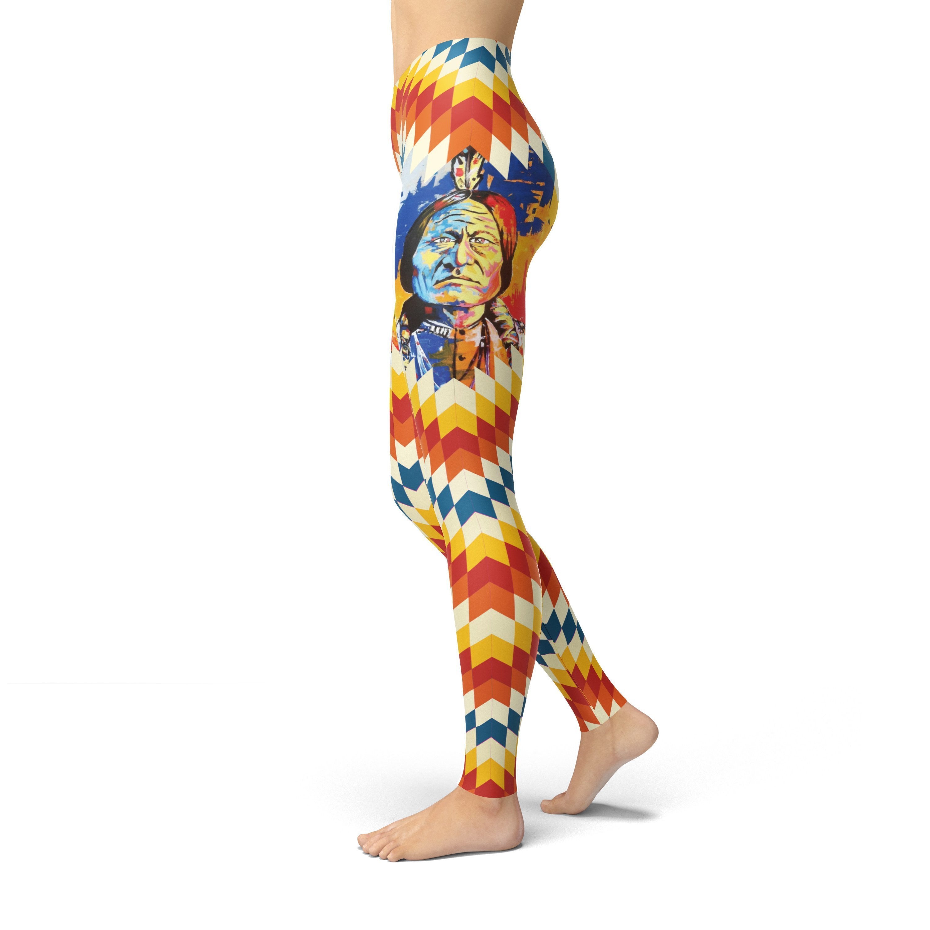 Native American Pattern Women's Leggings-grizzshop