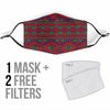 Native American Pendleton Tribal Navajo Indians Aztec Print Face Mask-grizzshop