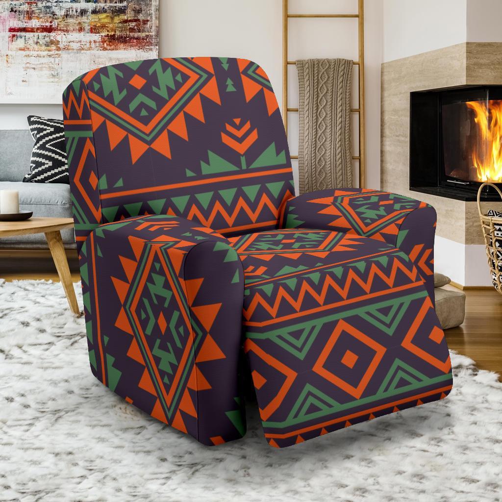 Native American Pendleton Tribal Navajo Indians Aztec Print Recliner Cover-grizzshop