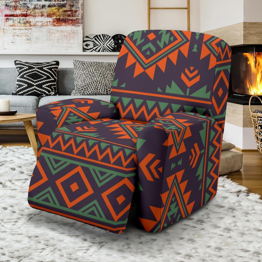 Native American Pendleton Tribal Navajo Indians Aztec Print Recliner Cover-grizzshop