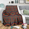 Native American Tribal Navajo Indians Aztec Print Blanket-grizzshop