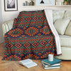 Native American Tribal Navajo Indians Aztec Print Blanket-grizzshop