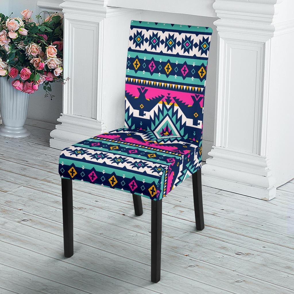 Native American Tribal Navajo Indians Aztec Print Chair Cover-grizzshop