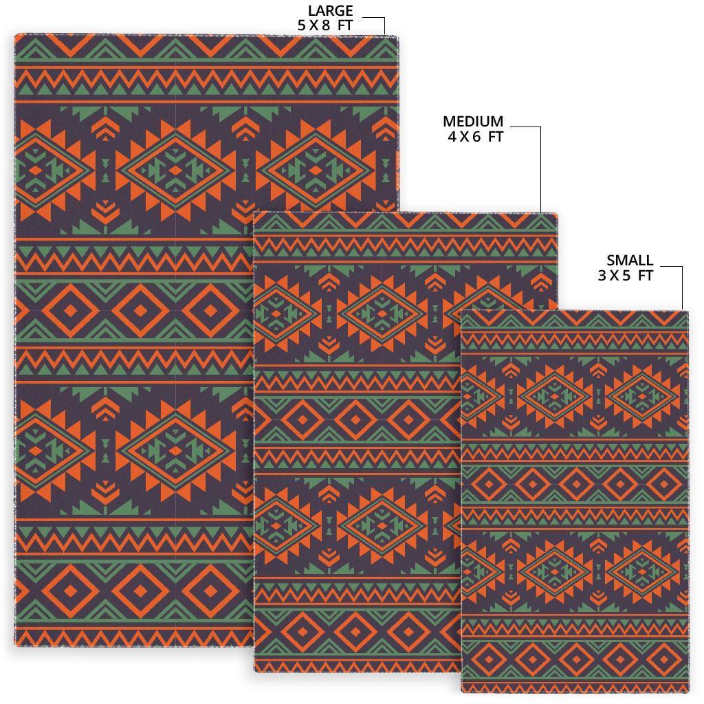 Native American Tribal Navajo Indians Aztec Print Floor Mat-grizzshop