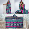 Native American Tribal Navajo Indians Aztec Print Hooded Blanket-grizzshop