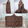 Native American Tribal Navajo Indians Aztec Print Hooded Blanket-grizzshop