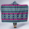 Native American Tribal Navajo Indians Aztec Print Hooded Blanket-grizzshop