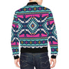 Native American Tribal Navajo Indians Aztec Print Men's Bomber Jacket-grizzshop