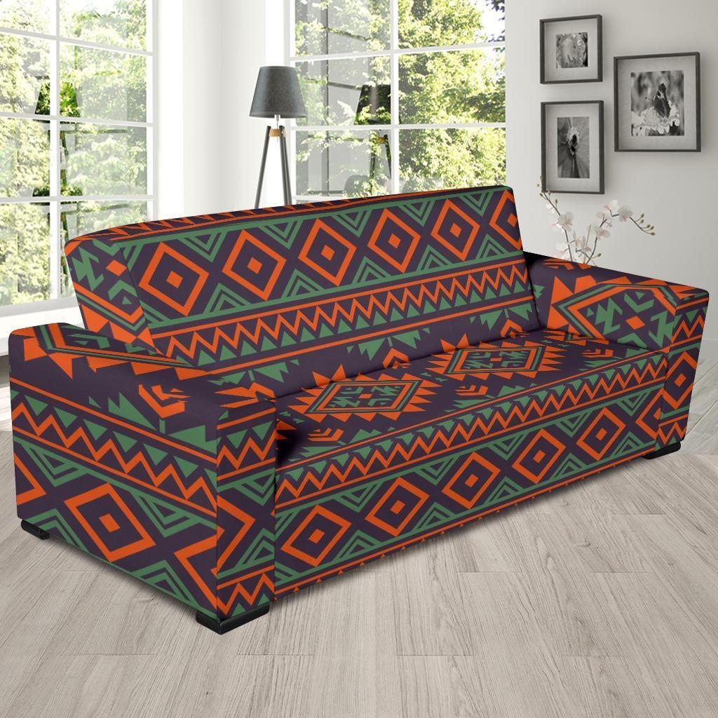 Native American Tribal Navajo Indians Aztec Print Sofa Covers-grizzshop