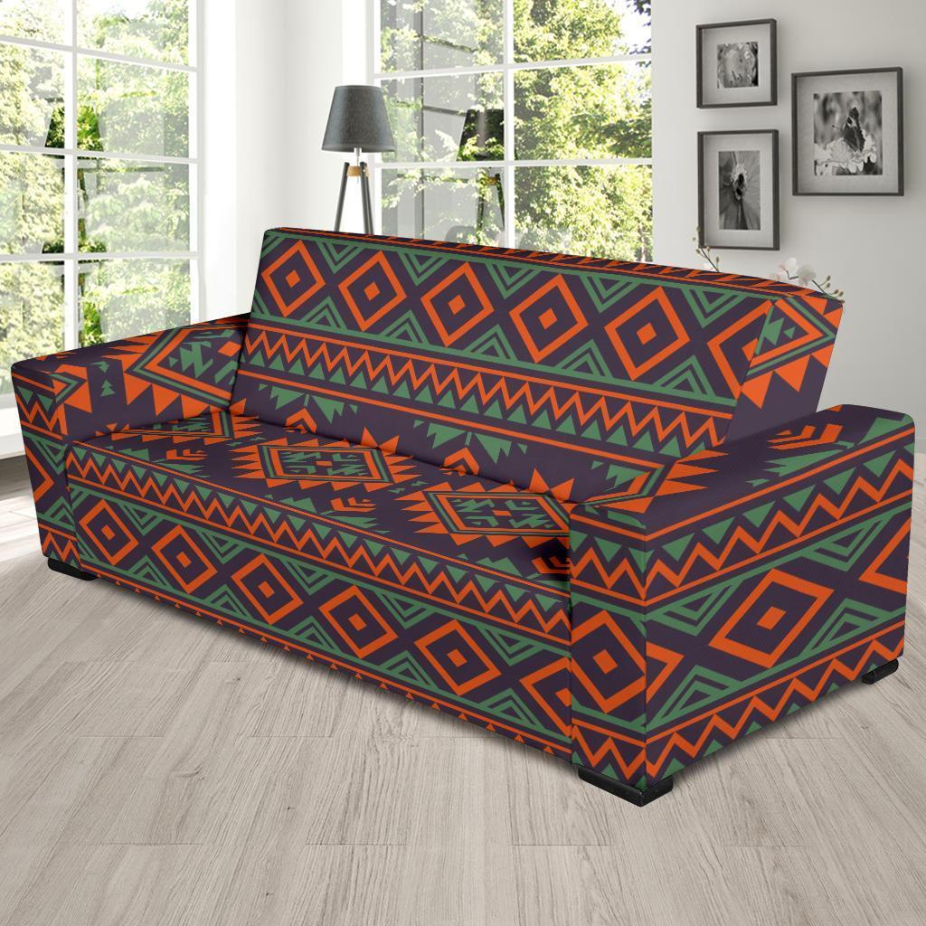 Native American Tribal Navajo Indians Aztec Print Sofa Covers-grizzshop