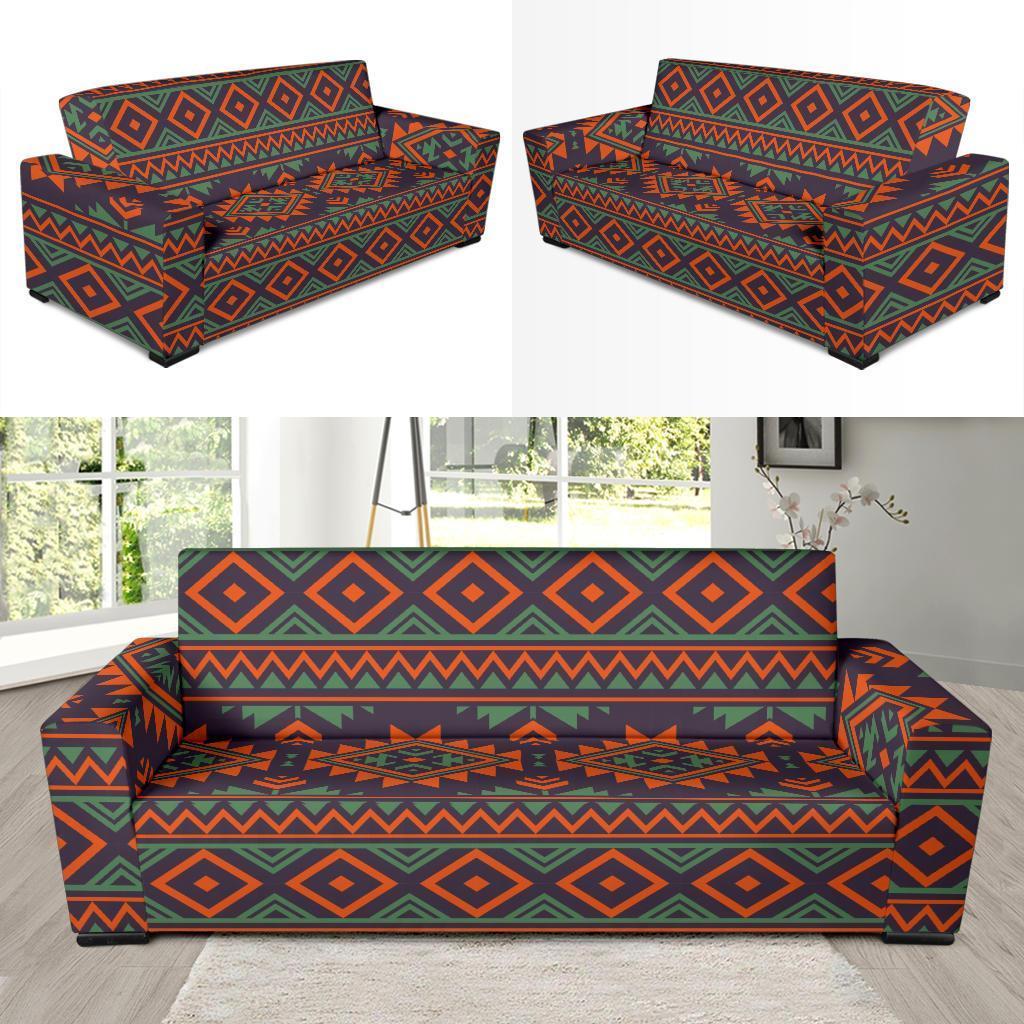 Native American Tribal Navajo Indians Aztec Print Sofa Covers-grizzshop