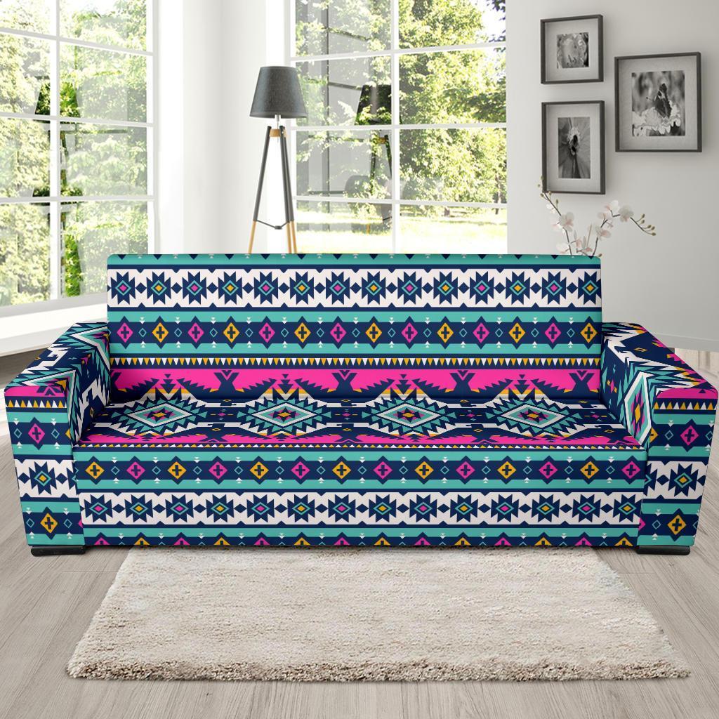 Native American Tribal Navajo Indians Aztec Print Sofa Covers-grizzshop