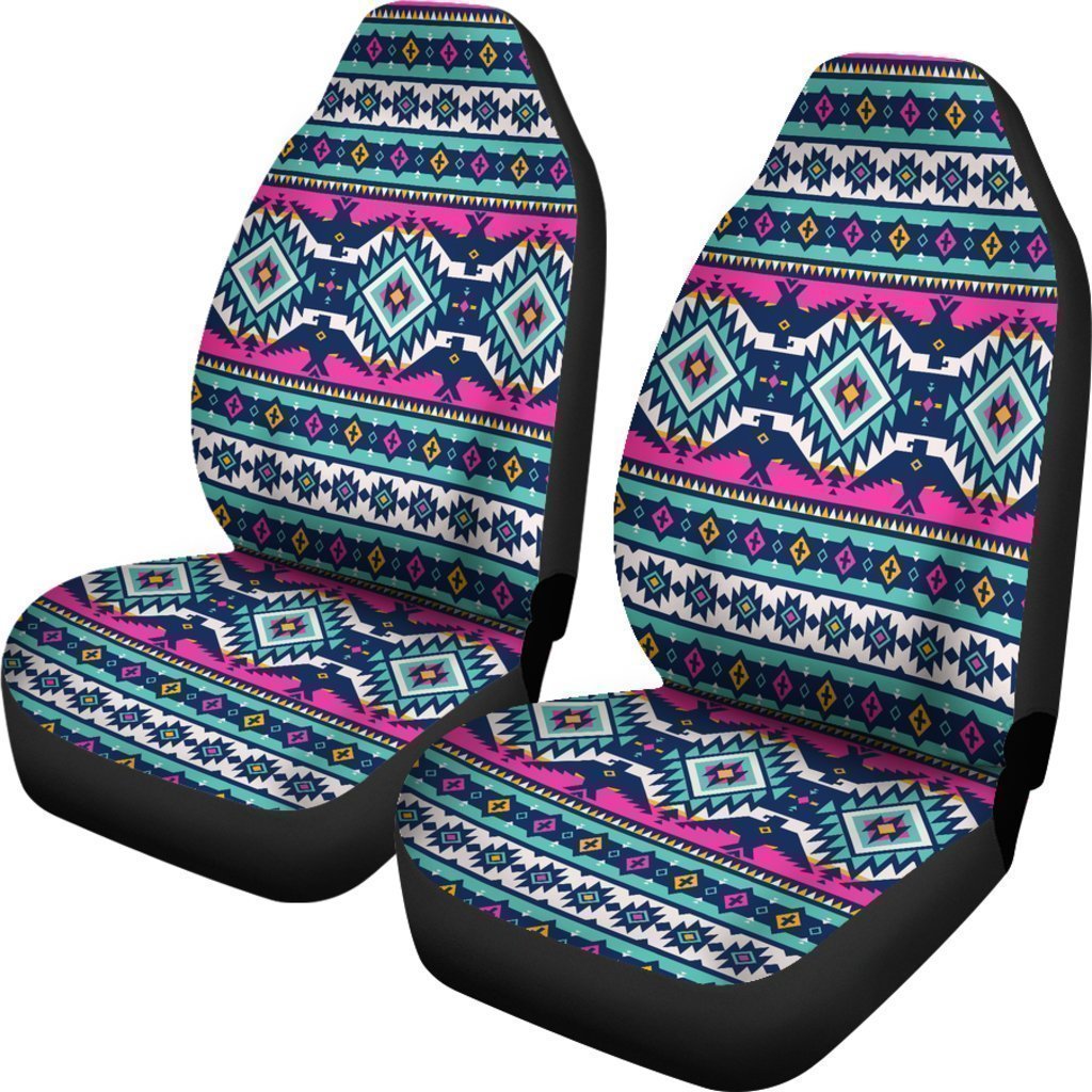 Native American Tribal Navajo Indians Aztec Print Universal Fit Car Seat Cover-grizzshop