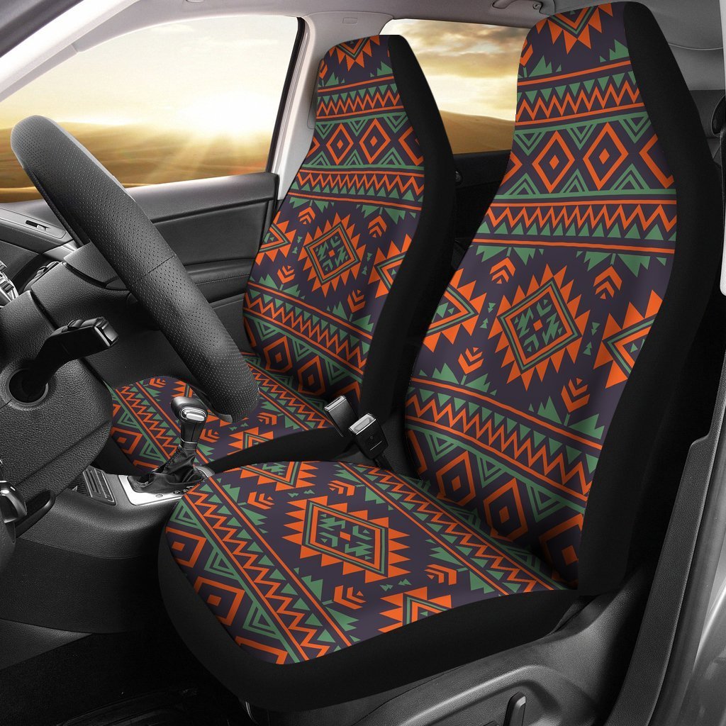 Native American Tribal Navajo Indians Aztec Print Universal Fit Car Seat Cover-grizzshop