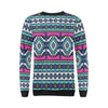 Native American Tribal Navajo Indians Aztec Print Women Crewneck Sweatshirt-grizzshop