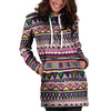 Native Aztec Hoodie Dress-grizzshop